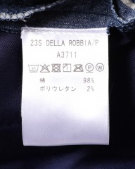 giabsarchivioサッカーストライプ ワンプリーツパンツ【DELLA ROBBIA/デラロビア】mb_20l