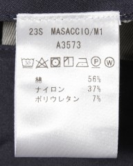 giabsarchivioウォッシャブルジャージー テーパードパンツ【MASACCIO】mb_17l