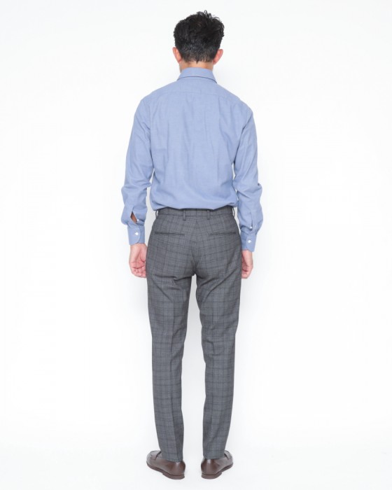 giabsarchivioトップウールコットン ワンプリーツ パンツ【DANTE700/ダンテ】03l