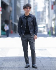 giabsarchivioトップウールコットン ワンプリーツ パンツ【DANTE700/ダンテ】mb_ma