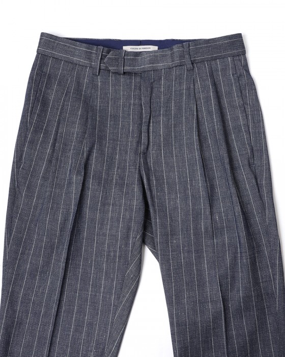 giabsarchivioヘアラインリネン パンツ【BOCCACCIO/ボッカッチョ】06l