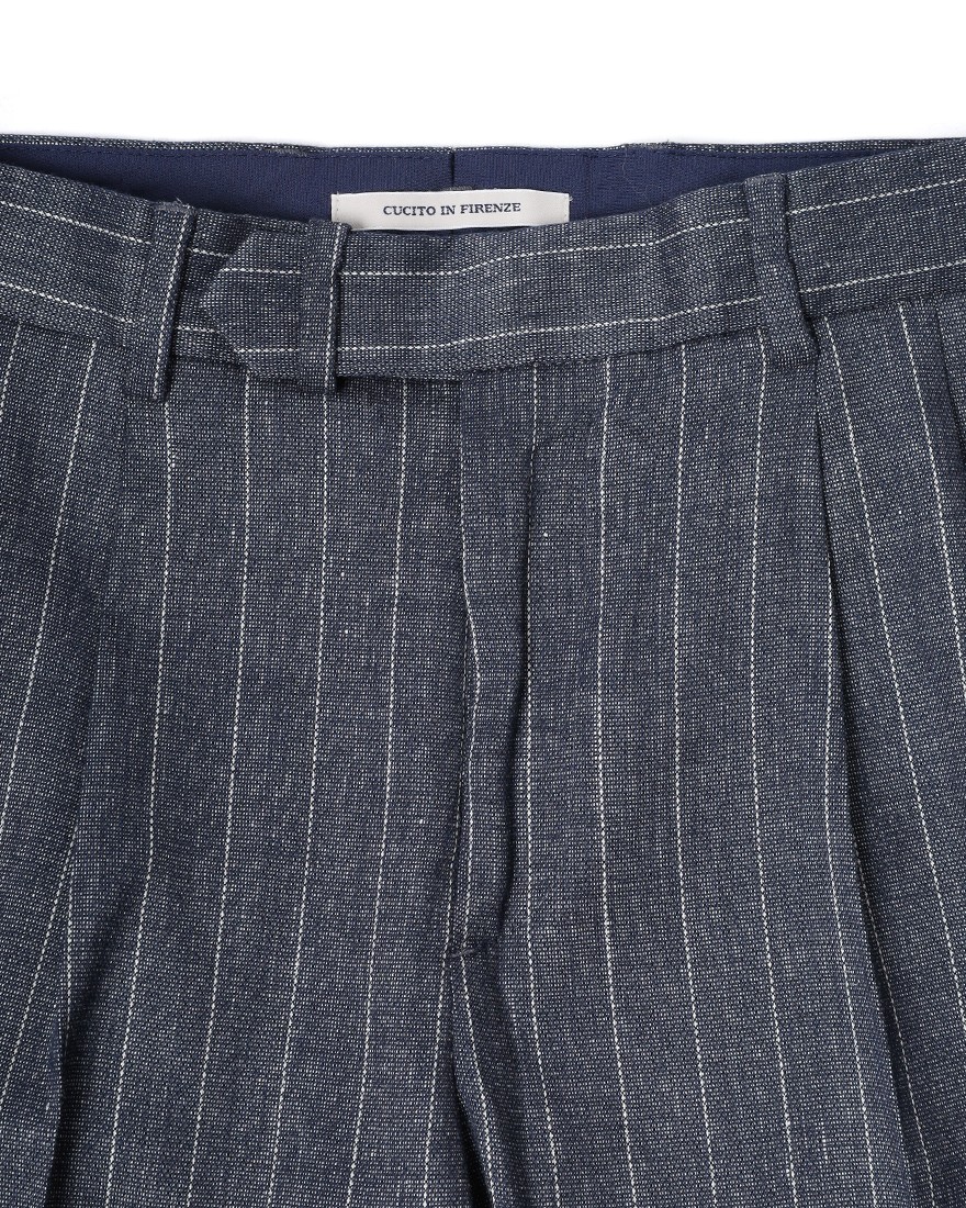 giabsarchivioヘアラインリネン パンツ【BOCCACCIO/ボッカッチョ】07l