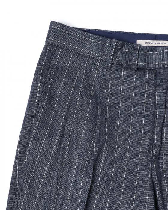 giabsarchivioヘアラインリネン パンツ【BOCCACCIO/ボッカッチョ】08l