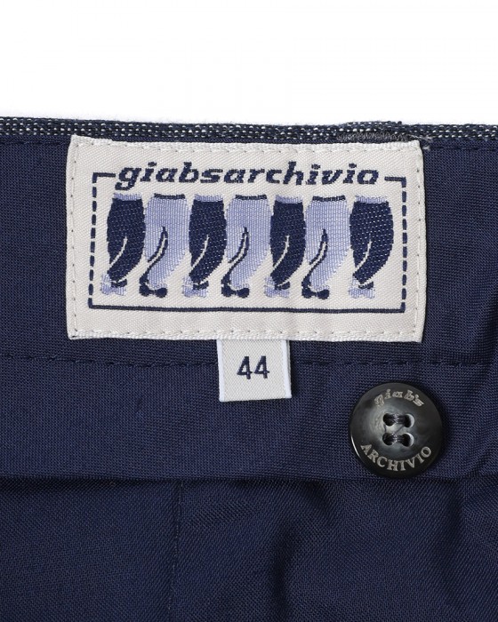 giabsarchivioヘアラインリネン パンツ【BOCCACCIO/ボッカッチョ】16l