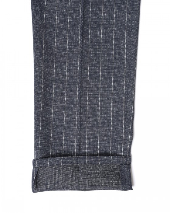 giabsarchivioヘアラインリネン パンツ【BOCCACCIO/ボッカッチョ】18l