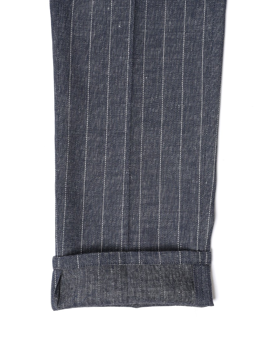 giabsarchivioヘアラインリネン パンツ【BOCCACCIO/ボッカッチョ】18l