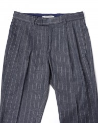 giabsarchivioヘアラインリネン パンツ【BOCCACCIO/ボッカッチョ】mb_06l