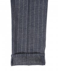 giabsarchivioヘアラインリネン パンツ【BOCCACCIO/ボッカッチョ】mb_18l