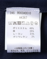 giabsarchivioヘアラインリネン パンツ【BOCCACCIO/ボッカッチョ】mb_21l