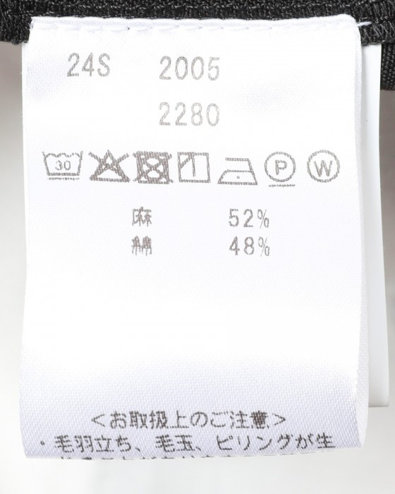 GBSスラブリネンコットン パンツ【2005】22l