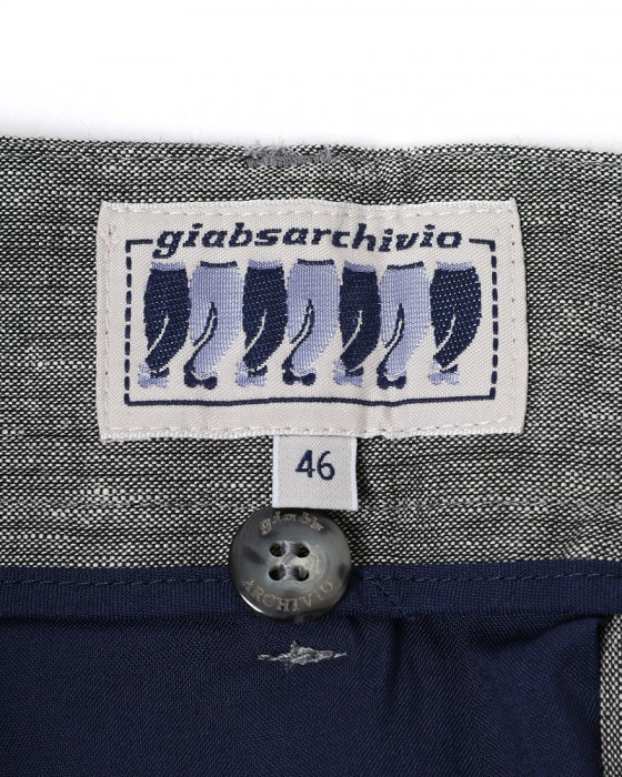 giabsarchivioテクノリネンパンツ【VIRGILIO/ヴィルジリオ】18l