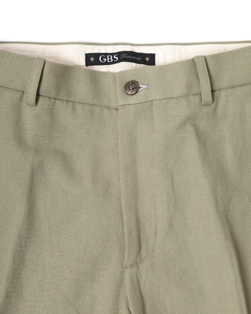GBSコットンリネンへリンボーン パンツ07l