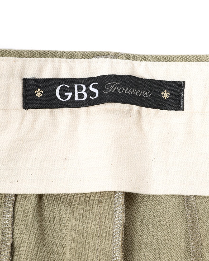 GBSコットンリネンへリンボーン パンツ11l