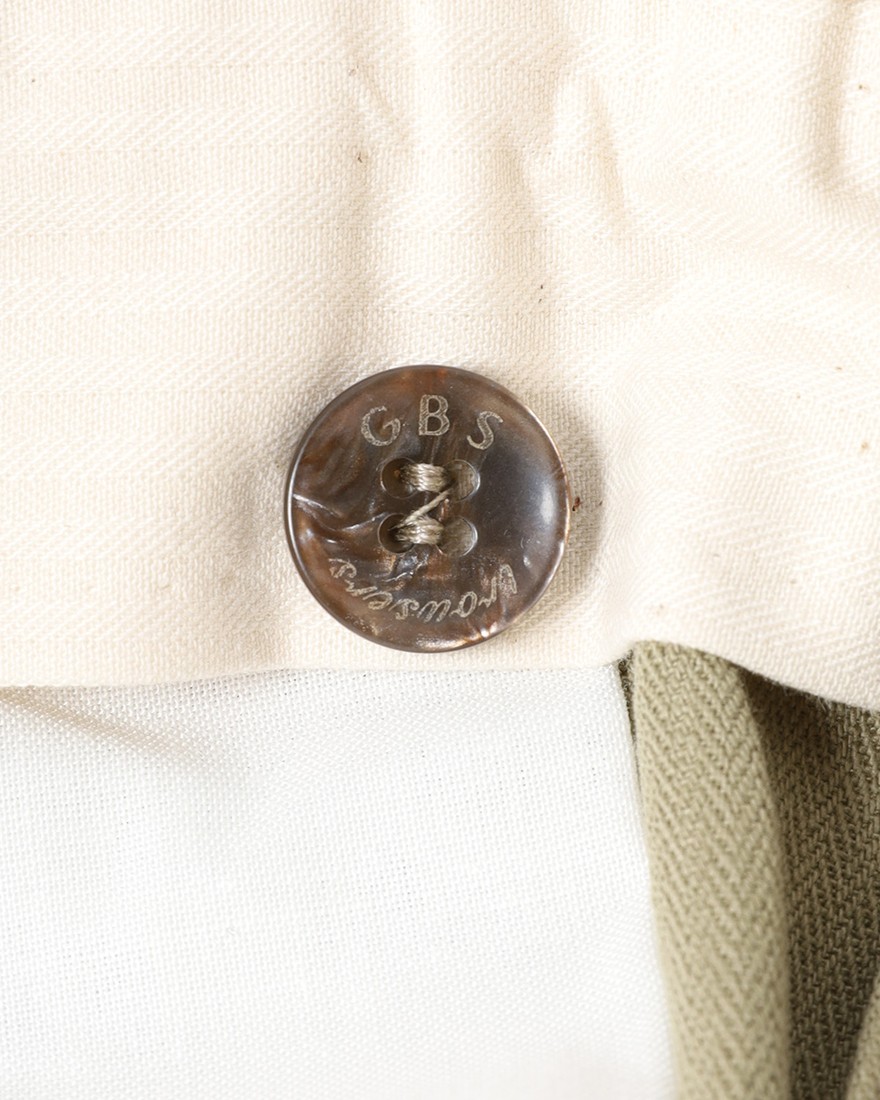 GBSコットンリネンへリンボーン パンツ12l