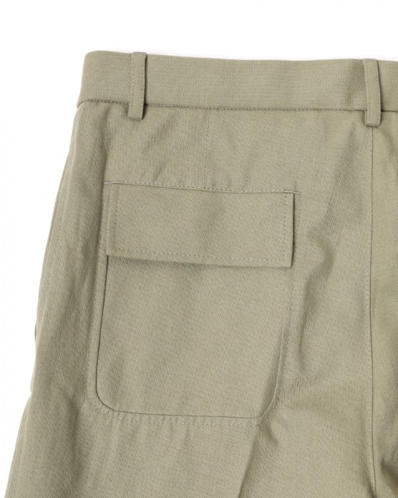 GBSコットンリネンへリンボーン パンツ15l