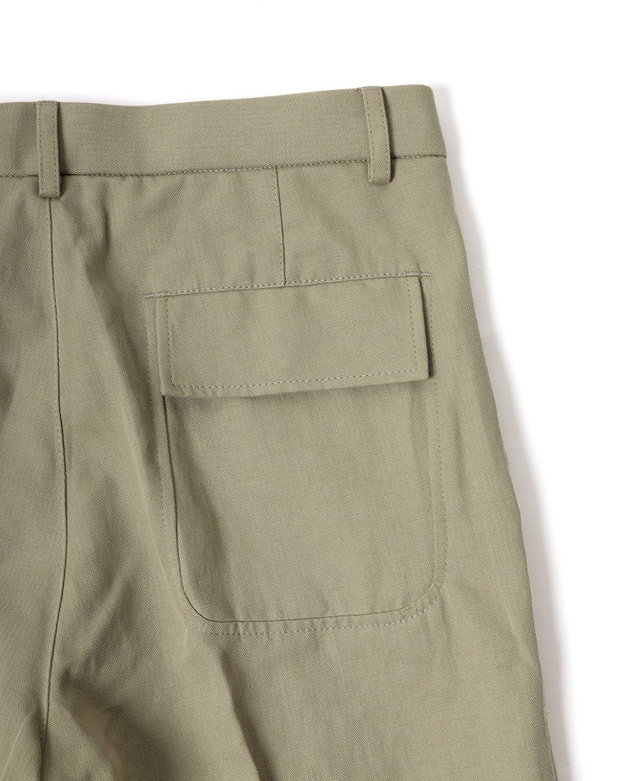 GBSコットンリネンへリンボーン パンツ16l
