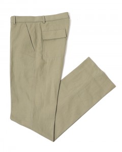 コットンリネンへリンボーン パンツ