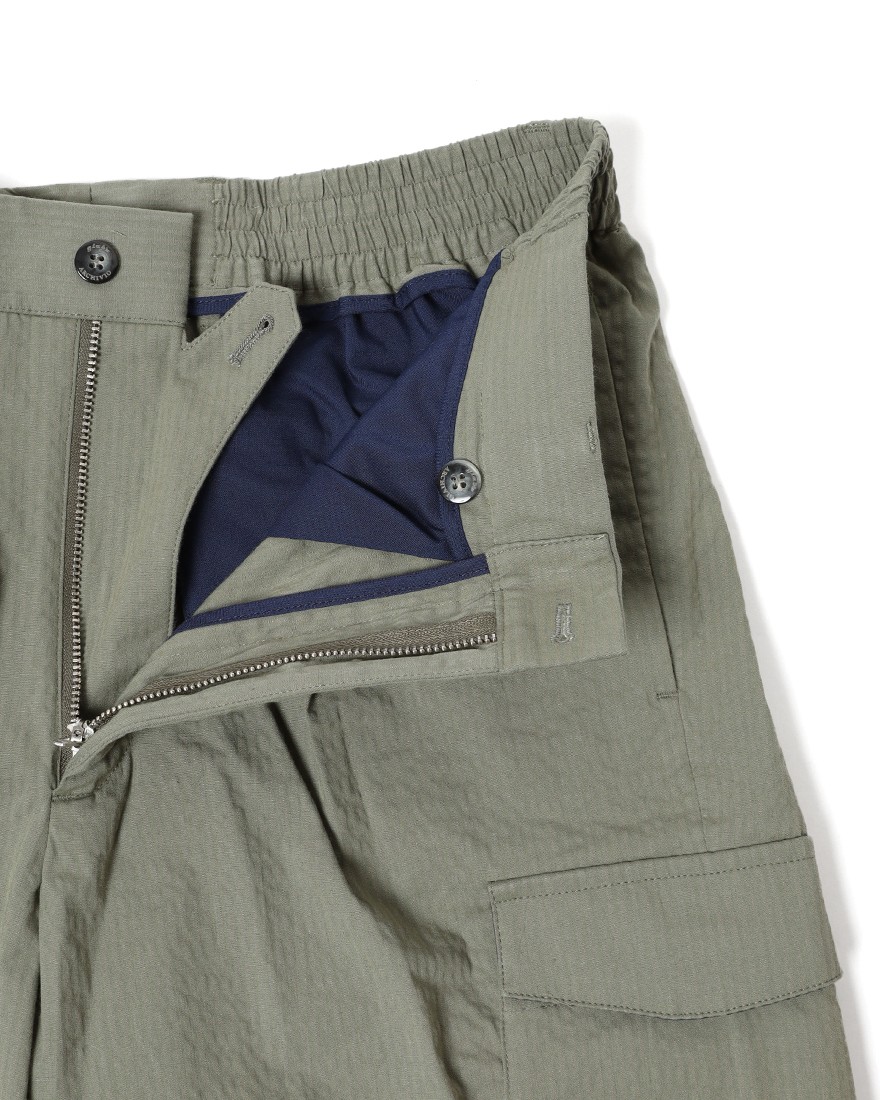 giabsarchivioコットンシアサッカー カーゴショートパンツ【PIERO/SH/ピエロ】08l