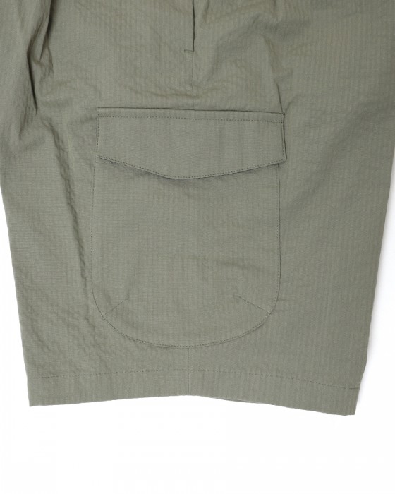 giabsarchivioコットンシアサッカー カーゴショートパンツ【PIERO/SH/ピエロ】15l