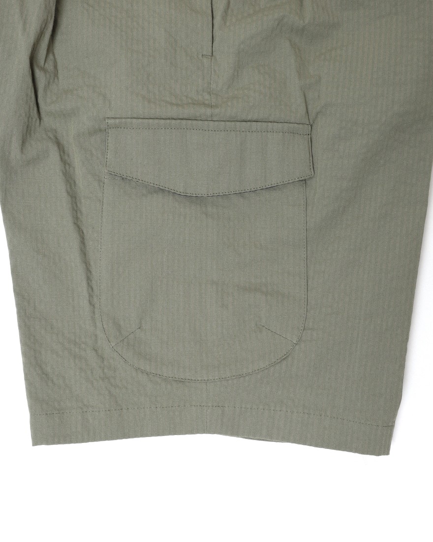 giabsarchivioコットンシアサッカー カーゴショートパンツ【PIERO/SH/ピエロ】15l