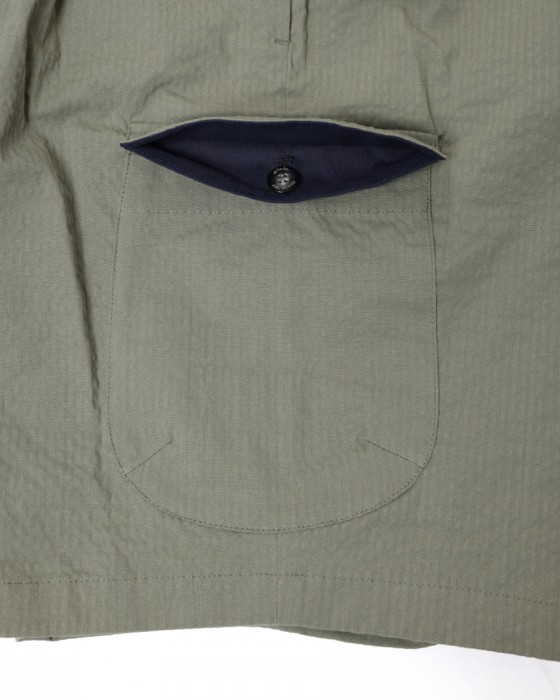 giabsarchivioコットンシアサッカー カーゴショートパンツ【PIERO/SH/ピエロ】16l