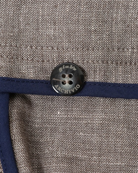 giabsarchivioスラブリネン ショートパンツ【DELLA ROBBIA/SH/デラ ロビア】14l