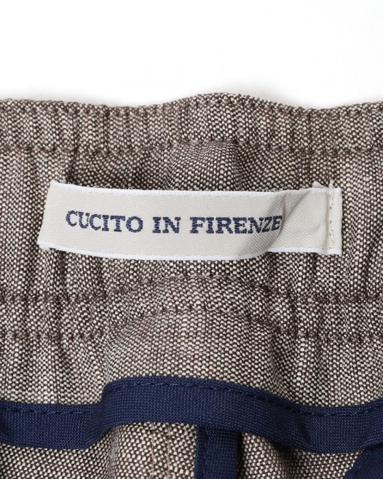 giabsarchivioスラブリネン ショートパンツ【DELLA ROBBIA/SH/デラ ロビア】15l