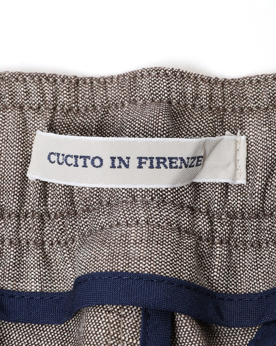 giabsarchivioスラブリネン ショートパンツ【DELLA ROBBIA/SH/デラ ロビア】15l