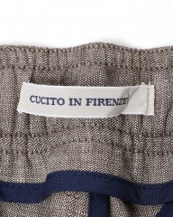 giabsarchivioスラブリネン ショートパンツ【DELLA ROBBIA/SH/デラ ロビア】mb_15l