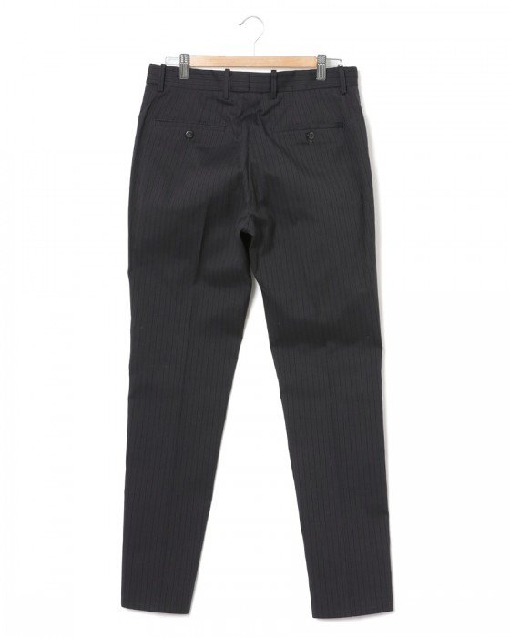 giabsarchivioストライプ コットンシルク テーパード パンツ【MASOLINO GOLD/マゾリーノ ゴールド】05l