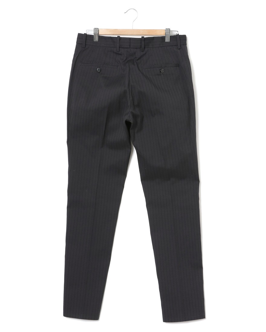 giabsarchivioストライプ コットンシルク テーパード パンツ【MASOLINO GOLD/マゾリーノ ゴールド】05l