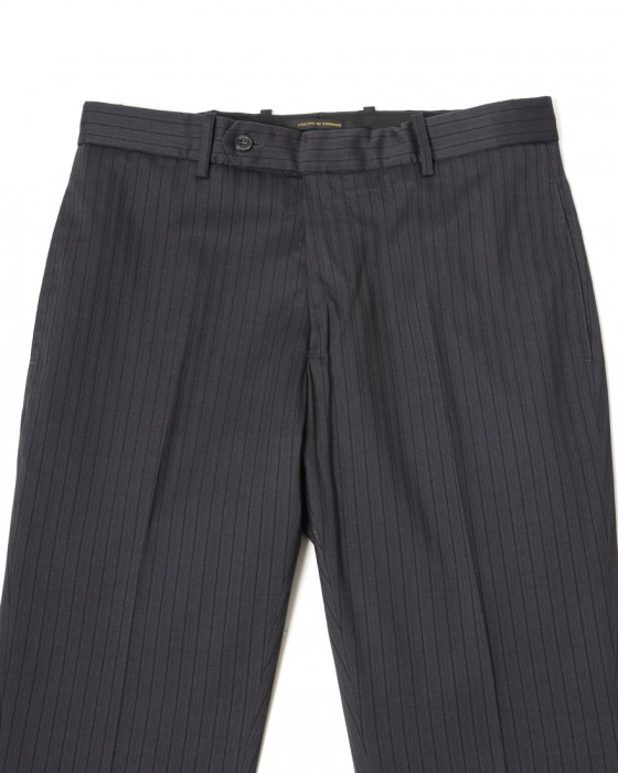 giabsarchivioストライプ コットンシルク テーパード パンツ【MASOLINO GOLD/マゾリーノ ゴールド】06l