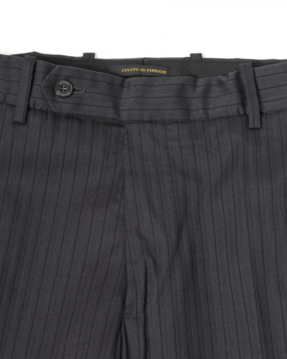 giabsarchivioストライプ コットンシルク テーパード パンツ【MASOLINO GOLD/マゾリーノ ゴールド】07l