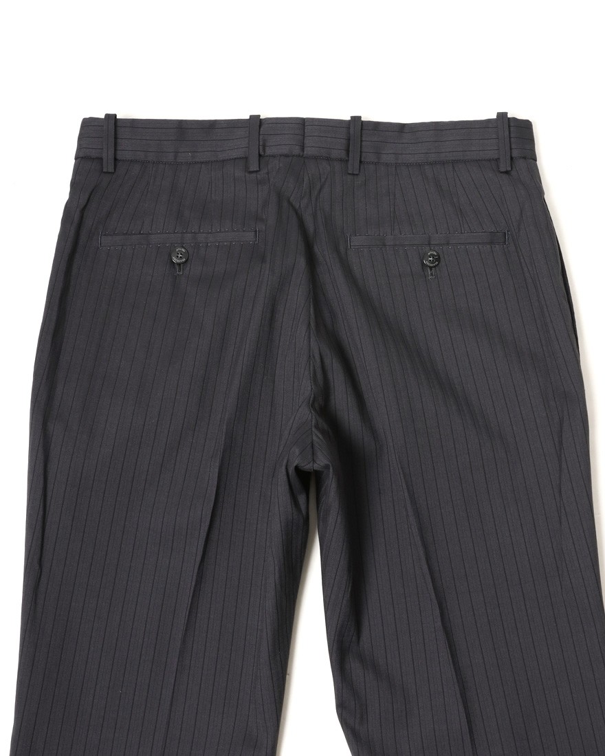 giabsarchivioストライプ コットンシルク テーパード パンツ【MASOLINO GOLD/マゾリーノ ゴールド】14l