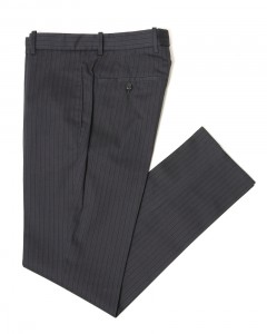 ストライプ コットンシルク テーパード パンツ【MASOLINO GOLD/マゾリーノ ゴールド】