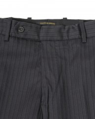 giabsarchivioストライプ コットンシルク テーパード パンツ【MASOLINO GOLD/マゾリーノ ゴールド】mb_07l