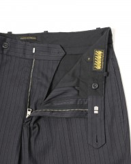 giabsarchivioストライプ コットンシルク テーパード パンツ【MASOLINO GOLD/マゾリーノ ゴールド】mb_10l