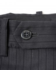 giabsarchivioストライプ コットンシルク テーパード パンツ【MASOLINO GOLD/マゾリーノ ゴールド】mb_11l