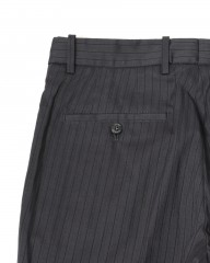 giabsarchivioストライプ コットンシルク テーパード パンツ【MASOLINO GOLD/マゾリーノ ゴールド】mb_15l