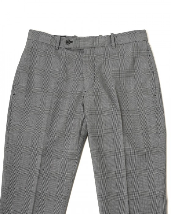 giabsarchivioグレンチェック ウール テーパード パンツ【MASOLINO GOLD/マゾリーノ ゴールド】06l