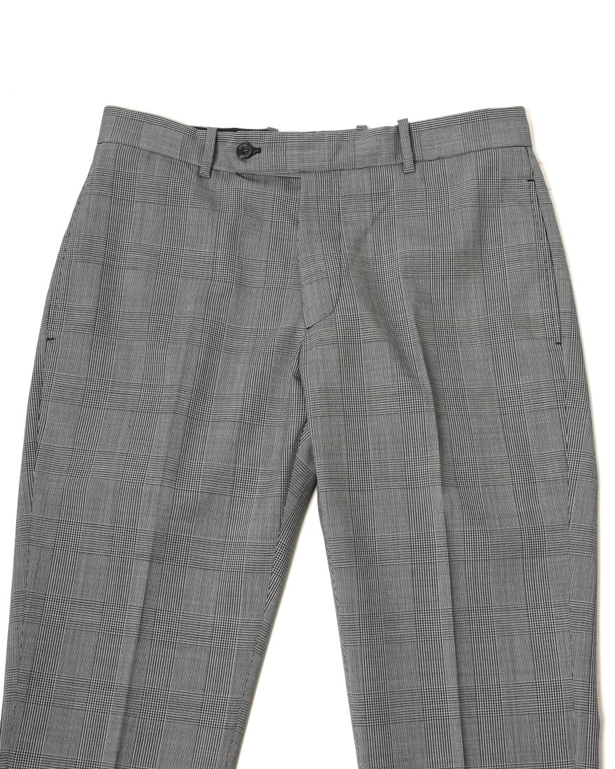 giabsarchivioグレンチェック ウール テーパード パンツ【MASOLINO GOLD/マゾリーノ ゴールド】06l