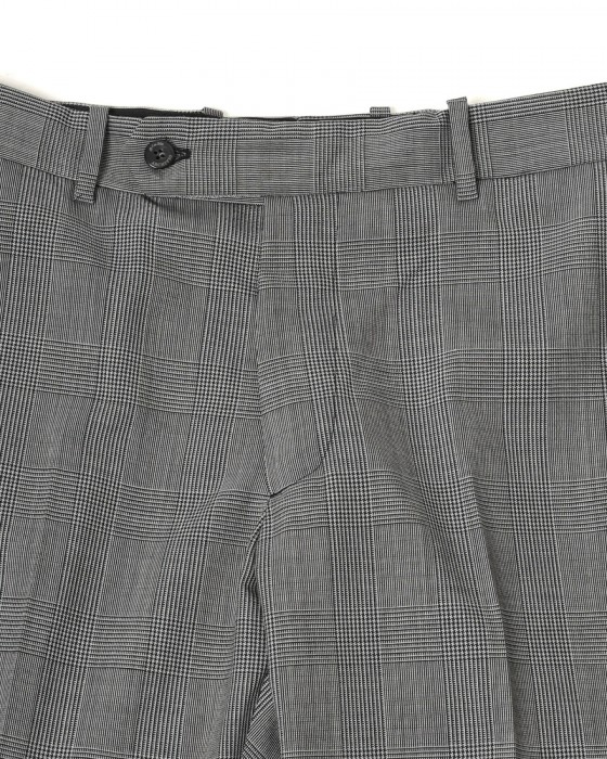 giabsarchivioグレンチェック ウール テーパード パンツ【MASOLINO GOLD/マゾリーノ ゴールド】07l