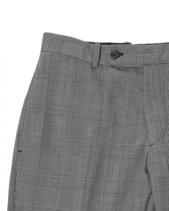 giabsarchivioグレンチェック ウール テーパード パンツ【MASOLINO GOLD/マゾリーノ ゴールド】08l