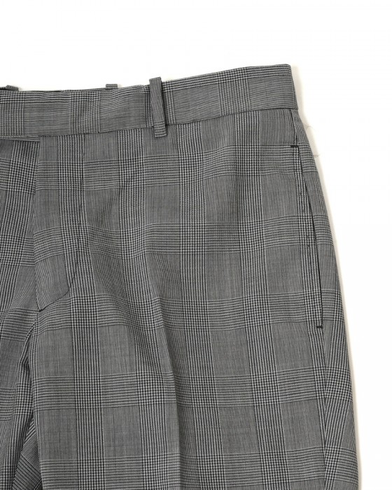 giabsarchivioグレンチェック ウール テーパード パンツ【MASOLINO GOLD/マゾリーノ ゴールド】09l