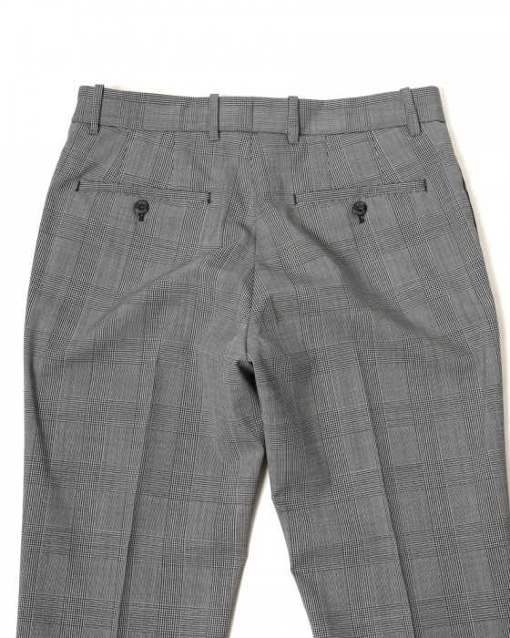 giabsarchivioグレンチェック ウール テーパード パンツ【MASOLINO GOLD/マゾリーノ ゴールド】14l