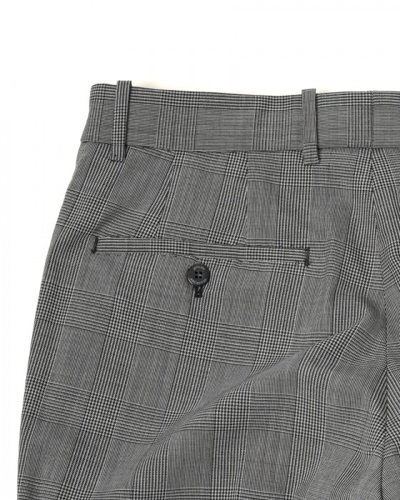 giabsarchivioグレンチェック ウール テーパード パンツ【MASOLINO GOLD/マゾリーノ ゴールド】15l