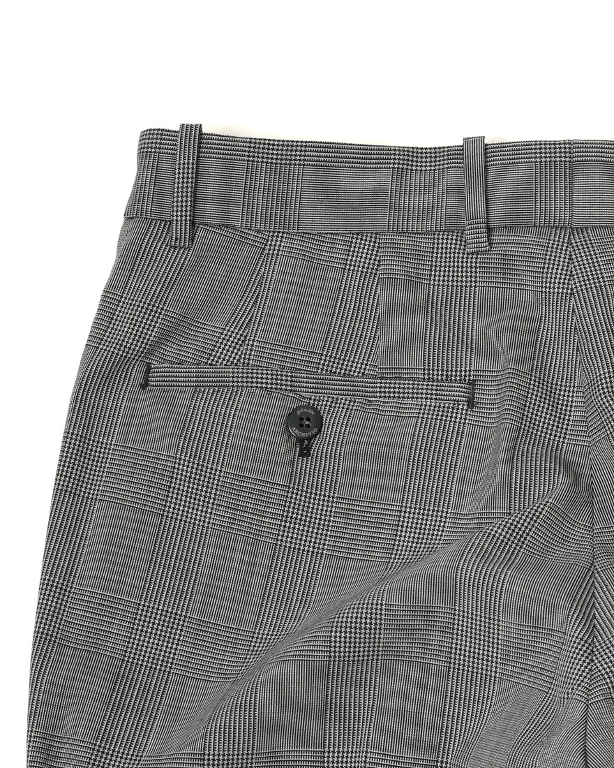 giabsarchivioグレンチェック ウール テーパード パンツ【MASOLINO GOLD/マゾリーノ ゴールド】15l