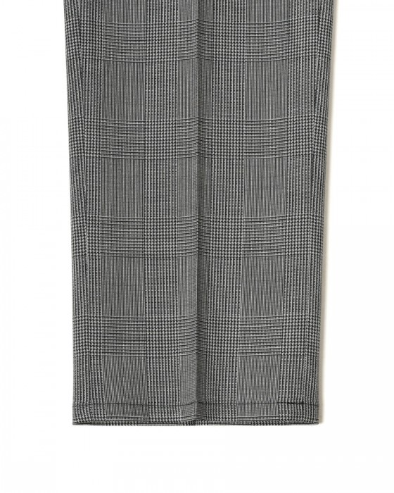 giabsarchivioグレンチェック ウール テーパード パンツ【MASOLINO GOLD/マゾリーノ ゴールド】17l