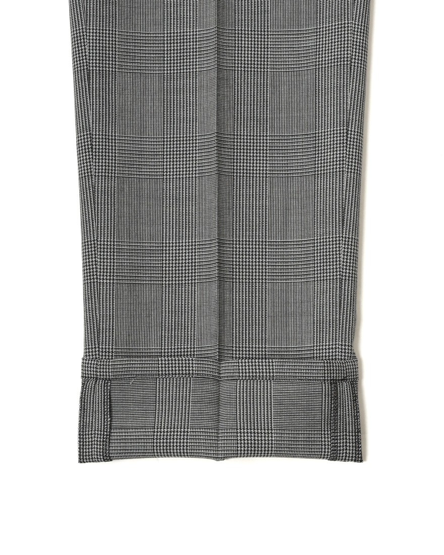 giabsarchivioグレンチェック ウール テーパード パンツ【MASOLINO GOLD/マゾリーノ ゴールド】18l