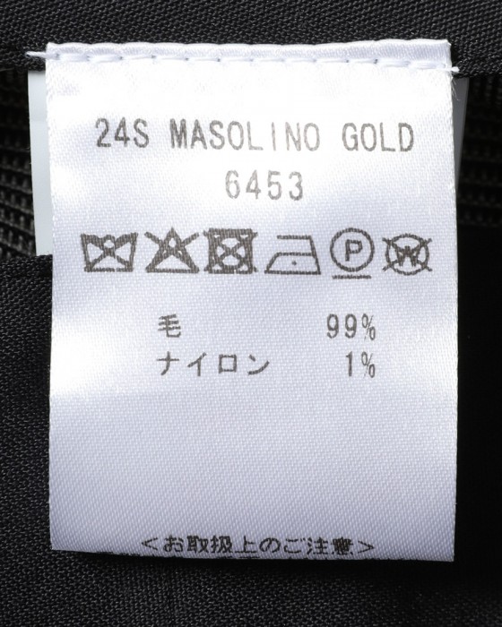 giabsarchivioグレンチェック ウール テーパード パンツ【MASOLINO GOLD/マゾリーノ ゴールド】20l